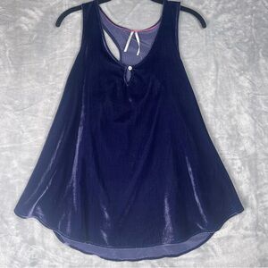 Anthropologie Deep Purple Racer Back Tank Top NWT